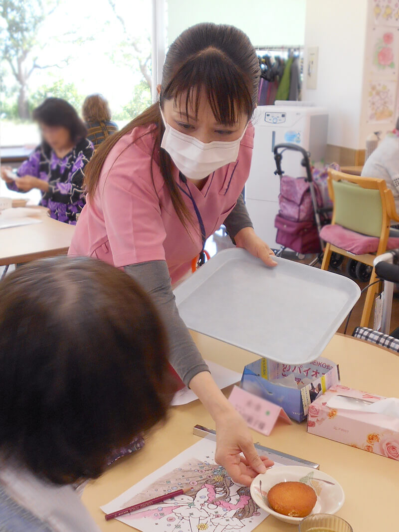 先輩介護福祉士タイムスケジュール